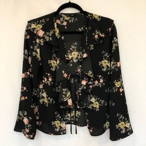 Topshop floral blouse
